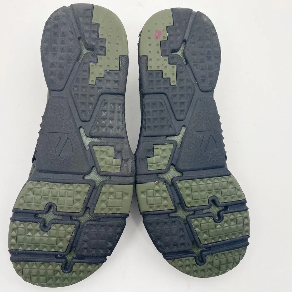LALO Grinder X Jungle Knit Training Shoes Mens 10.5 Olive Green Black